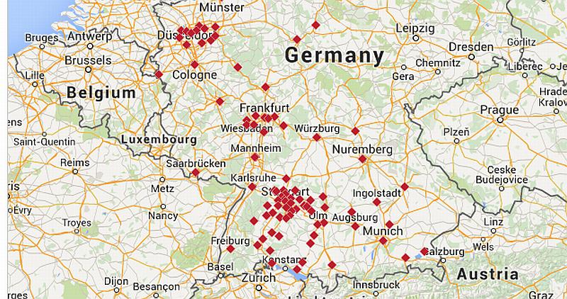 interaktivna karta njemačke Pronađite svoju katoličku misiju ili zajednicu u Njemačkoj interaktivna karta njemačke