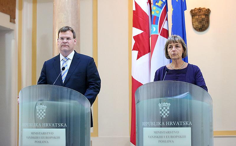 Pusić se sastala sa kanadskim ministrom vanjskih poslova, spomenuti i kanadski Hrvati