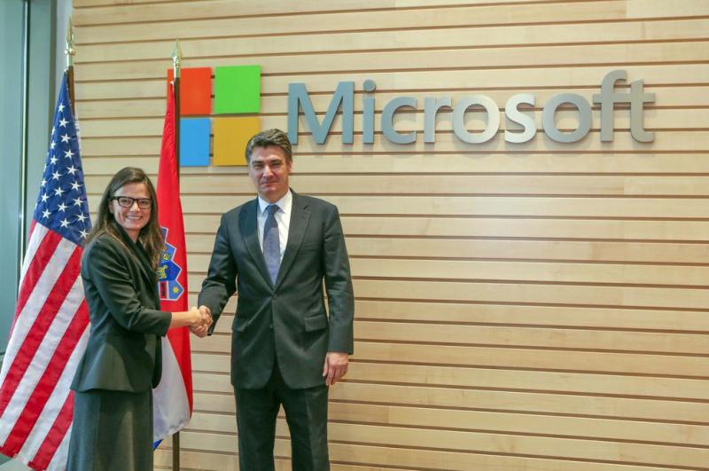 Milanović s potpredsjednicom Microsofta: ‘Nisu klasični investitor, ali…’
