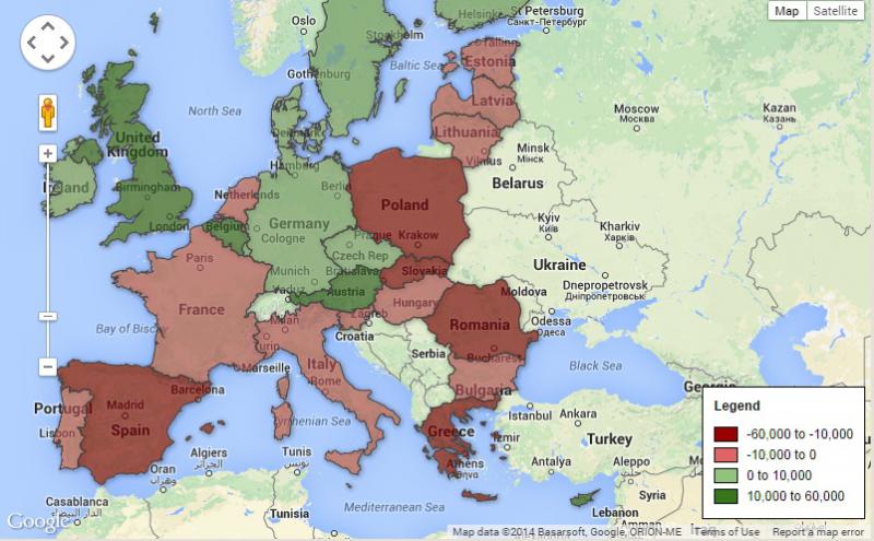 Europski radnici najviše sele u ove tri zemlje