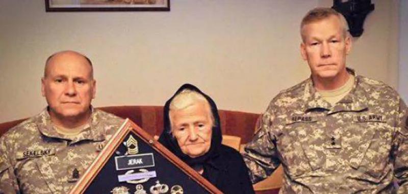 RESPECT: Američki general u hrvatskom selu odao počast svom vojniku