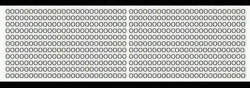 Pronađite slovo 'C' na ovoj slici