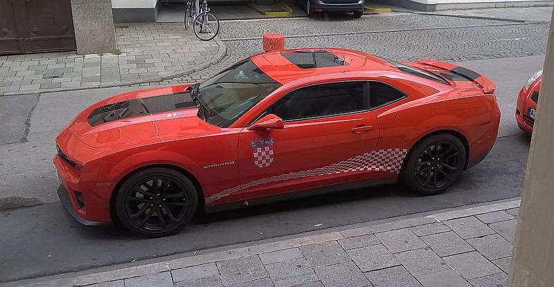 U međuvremenu, u centru Münchena... 'Jurilica' s hrvatskim grbom