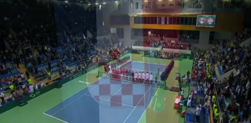 Davis Cup: evo kako su srpski navijači dočekali 'Lijepu našu' (VIDEO)