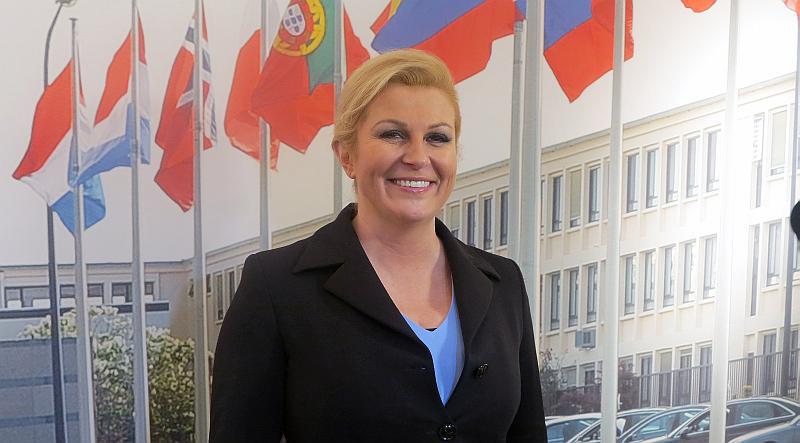 Grabar-Kitarović s Merkel i Gauckom: '230.000 Hrvata u Njemačkoj obogaćuje naše odnose'
