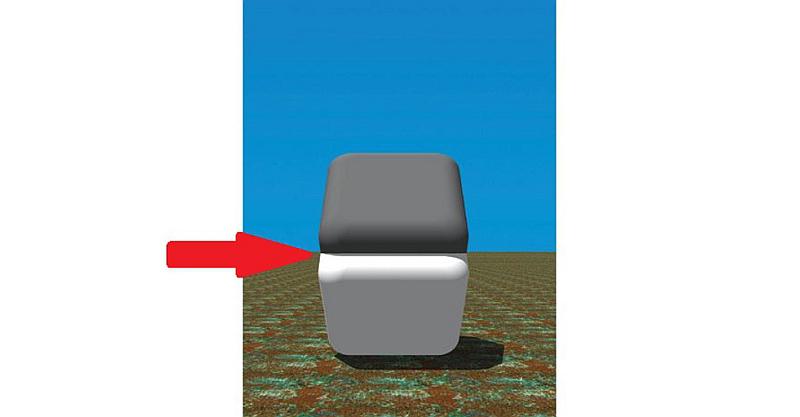 Mislite da su ovi trapezi različite boje? Prekrijte prstom sredinu slike