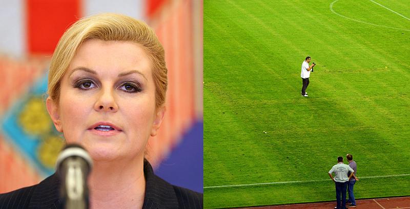 Grabar-Kitarović rekla što misli o kukastom križu na Poljudu