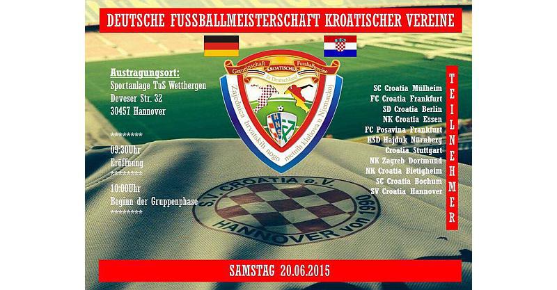 NK Zagreb Dortmund pobjednik Njemačkog nogometnog prvenstva hrvatskih klubova