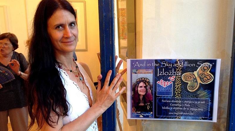 Kanadska Hrvatica izlaže u Puli