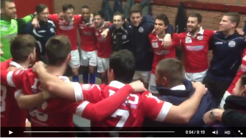 (VIDEO) Igrači kluba hrvatskih iseljenika gromoglasno slave pobjedu: 'Croatia, Croatia!'