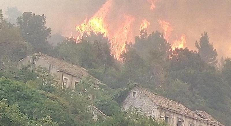 Veliki požar na Pelješcu: vatrena linija duga dva kilometra, stanovništvo evakuirano
