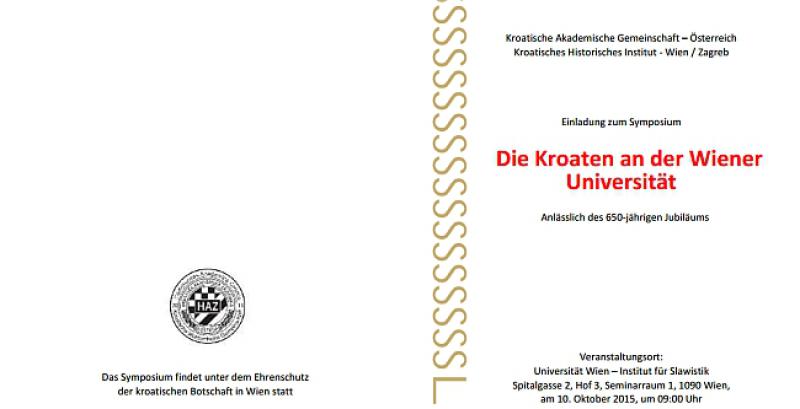 Hrvati predstavljaju svoje djelovanje na Bečkom sveučilištu u zadnjih 650 godina