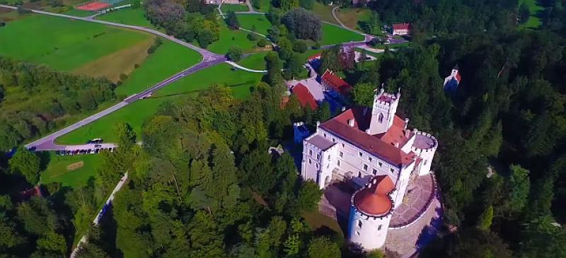 (VIDEO) Spektakularne snimke hrvatskog dvorca dronom iz zraka