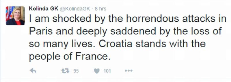 'Hrvatska je uz francuski narod'