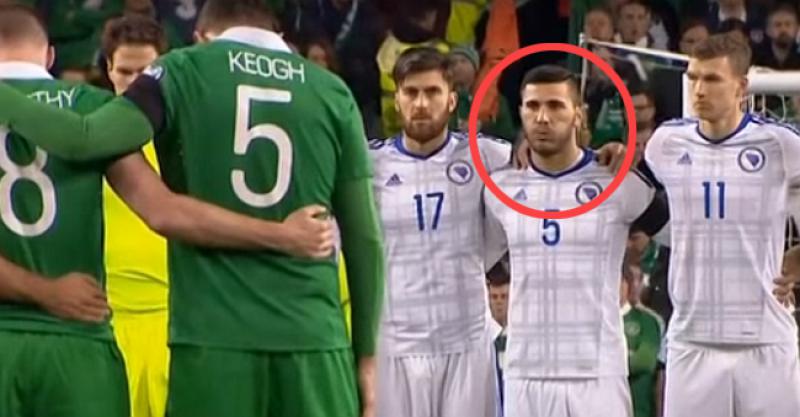 (VIDEO) Igrač BiH pljuvao tijekom minute šutnje za poginule u Parizu