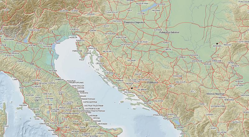 Sjajna interaktivna karta Rimskog carstva: pogledajte izbliza legendarne Cibalae, Mursu, Epidaurum…