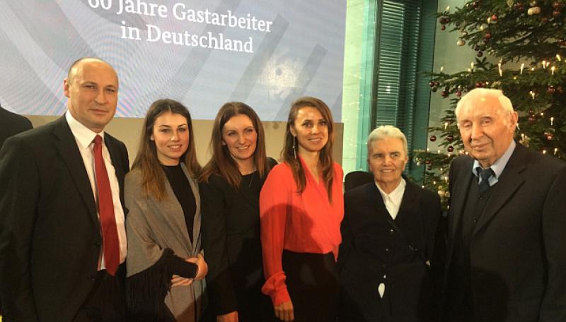 Merkel primila hrvatsku obitelj povodom 60. obljetnice sporazuma o razmjeni radne snage