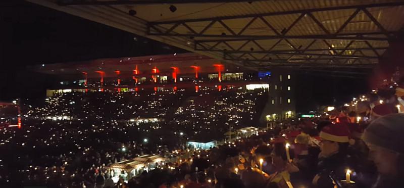 (VIDEO) IMPRESIVNO: iz grla 30.000 navijača njemačkog kluba orile su se božićne pjesme