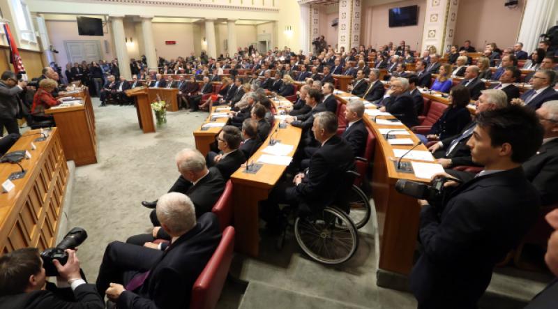 Konstituiran Hrvatski sabor, Željko Reiner predsjednik