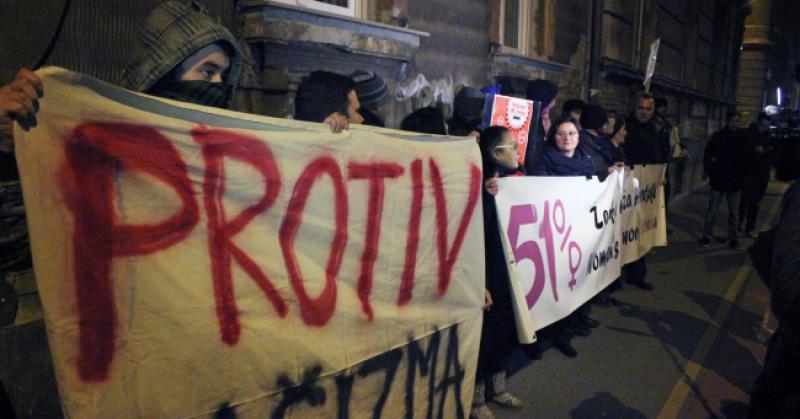 Prosvjedovali zbog mise za Pavelića, tvrde: 'Napadnuti smo!'