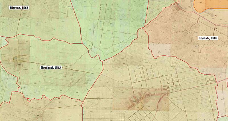 PRASTARE KATASTARSKE MAPE: Pogledajte kako je vaše mjesto izgledalo u 19. stoljeću
