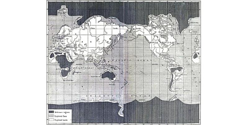 NEISTRAŽENO: Ova karta pokazuje koji dijelovi svijeta su 1881. Zapadnjacima bili nepoznati