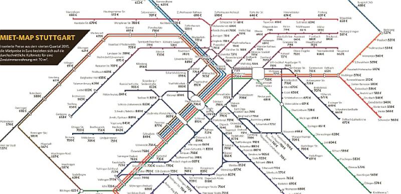 KORISNA KARTA: Evo koje su prosječne cijene najma stana u Stuttgartu