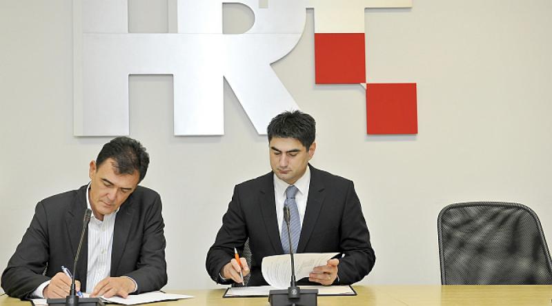 UMJESTO JEDNOBOJNOG: Kovačić vraća HRT-ov logotip s crvenim kvadratićima