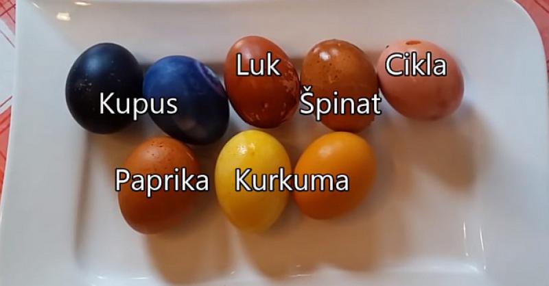 (VIDEO) Evo kako obojati pisanice prirodnim bojama