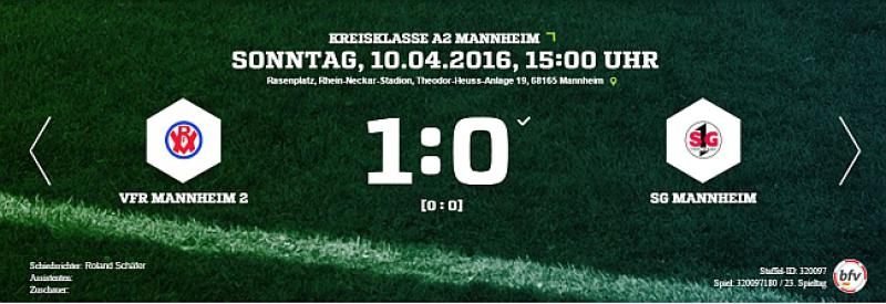 MINIMALAN PORAZ VfR Mannheim bio je zamalo prejak za gradskog rivala, SG Croatiu