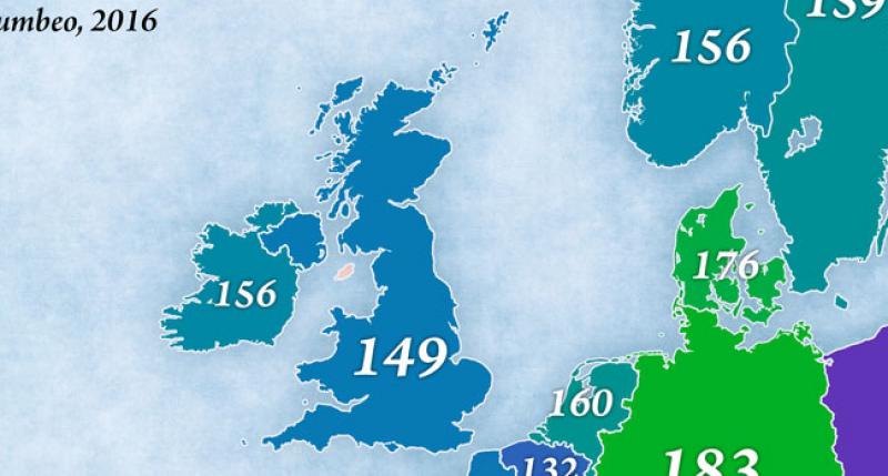 KOLIKO STVARNO IMATE NOVACA? Dizajner objavio kartu kupovne moći diljem Europe