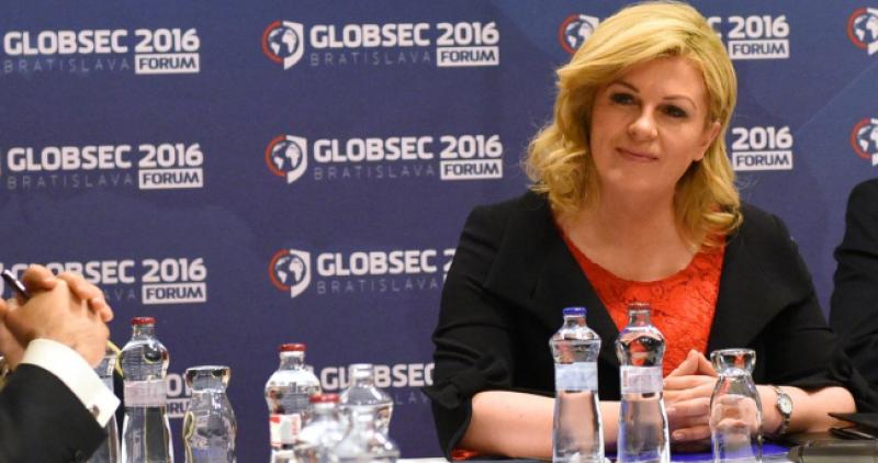 NOVE MOGUĆNOSTI Grabar-Kitarović na marginama GLOBSEC-a s predstavnicima dvaju megatvrtki
