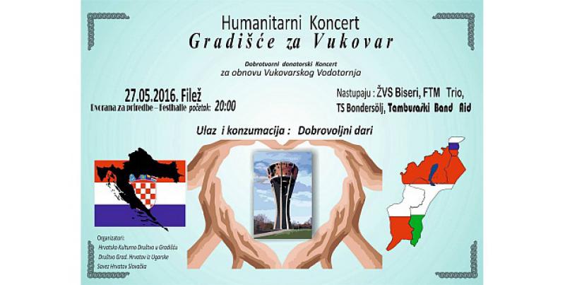 I GRADIŠĆANSKI HRVATI ZA VUKOVARSKI VODOTORANJ Danas humanitarni koncert