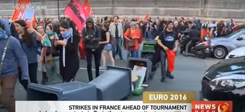 EURO 2016 Policija blokirala vlak s peharom