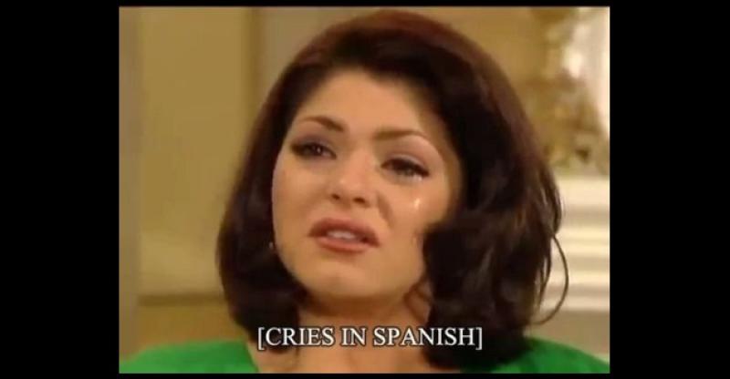 Španjolska navijačica nakon poraza od Hrvatske