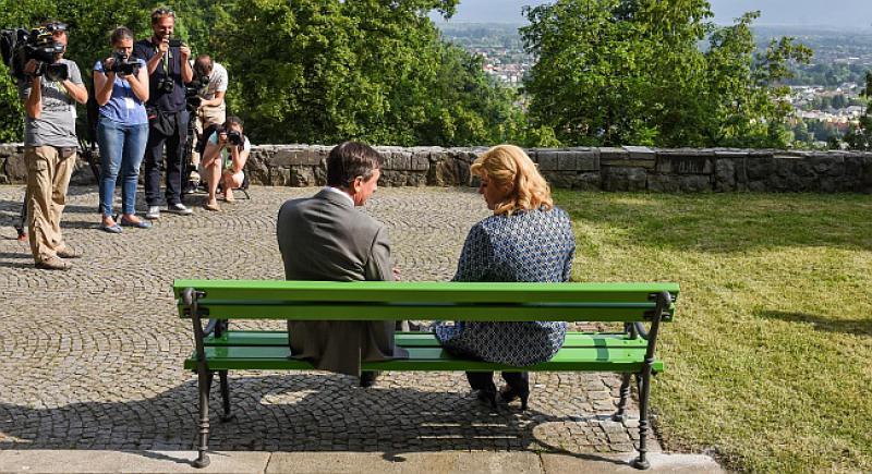 GRABAR-KITAROVIĆ U LJUBLJANI Pahor i ona sjeli na klupu prijateljstva