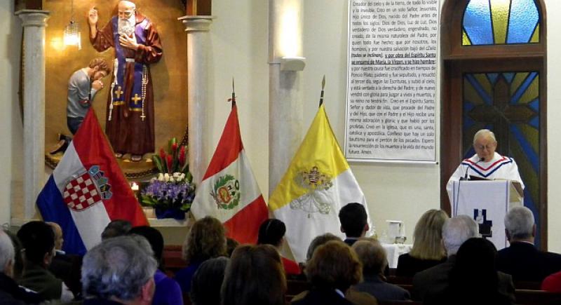 MISA ZA DOMOVINU U PERUU Hrvati u Limi proslavili 25 godina hrvatske samostalnosti