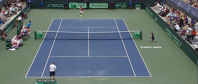 (VIDEO) EKSPLOZIJA ODUŠEVLJENJA Nezaboravan trenutak kad je Ćorić 'dovršio' Amerikance