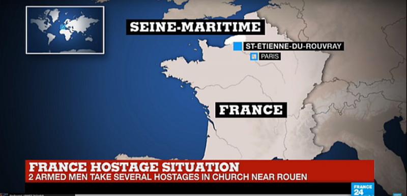 TALAČKA KRIZA U FRANCUSKOJ Otmičari smaknuli svećenika, policija ih ubila