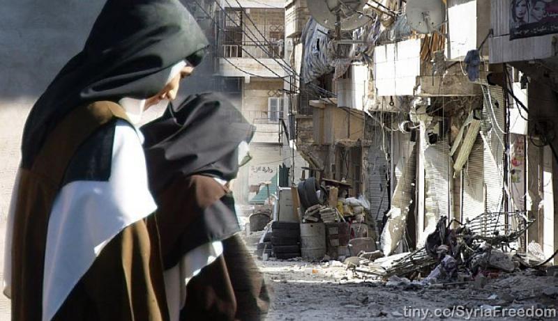 JUNAČKE BOSONOGE KARMELIĆANKE Bombe padaju oko njih, one ostaju u Siriji