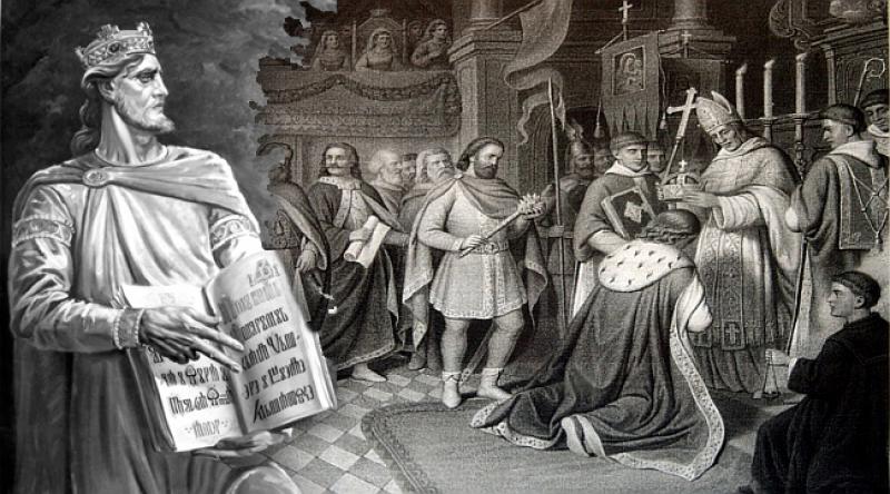 HRVATSKI KRALJEVI (10) DMITAR ZVONIMIR Osigurao priznanje Kraljevine Hrvatske, nakon njegove smrti počinje višestoljetna borba za samostalnost