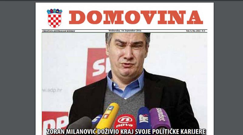 List 'Za dom spremni' koji izlazi u Sydneyu promijenio ime u 'Domovina'