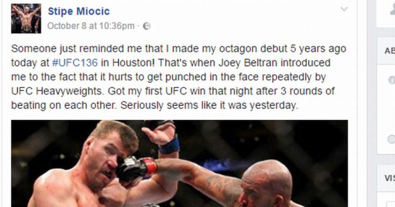 STIPE MIOČIĆ JE LEGENDA Jedan od najboljih svjetskih boraca na svoj Facebook stavlja slike kako ga drugi tuku