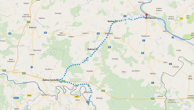 KOLONA SJEĆANJA Hrvatski branitelji pješice krenuli iz Orašja u Vukovar