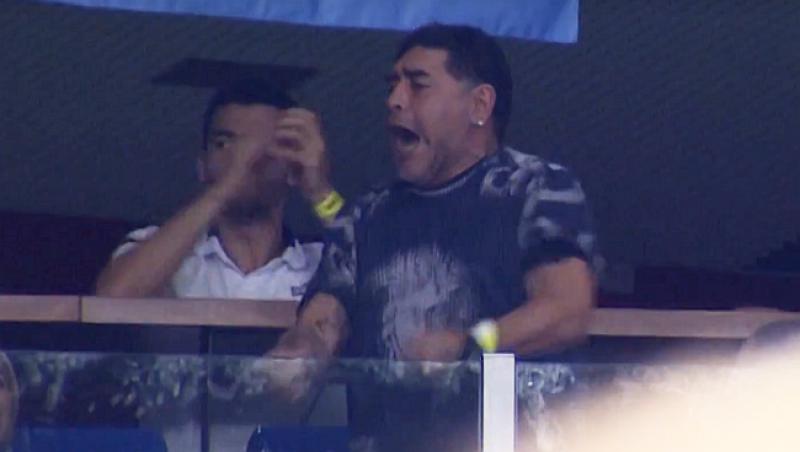 (VIDEO) Pogledajte kako je Maradona vatreno navijao za Argentinu