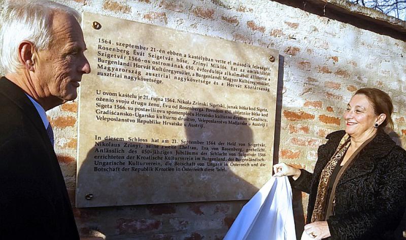 ZAJEDNIČKO NASLIJEĐE Gradišćanski Hrvati, Mađari i Austrijanci zajedno otkrili spomen ploču Nikoli Šubiću Zrinskom