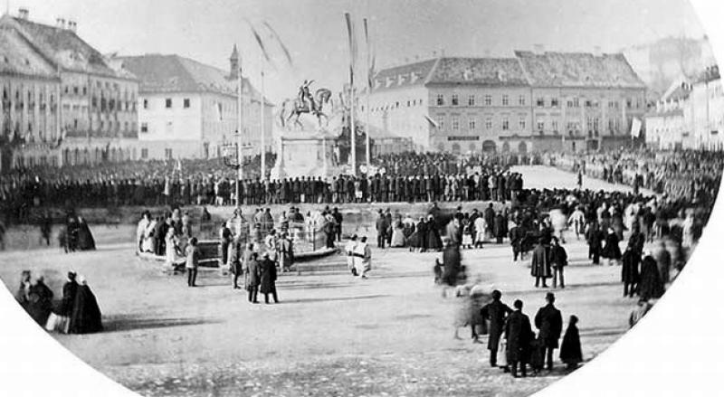 NA DANAŠNJI DAN PRIJE 150 GODINA Prvi put otkriven spomenik bana Jelačića na glavnom zagrebačkom trgu