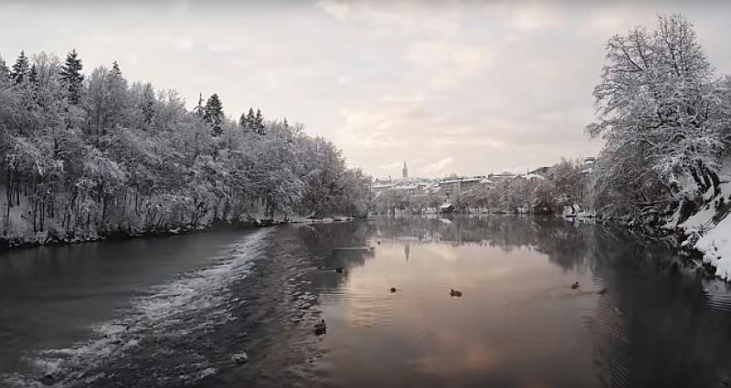 (VIDEO) ČAROBNO Idilično zimsko jutro na rijeci Krki za cjelodnevni duševni mir