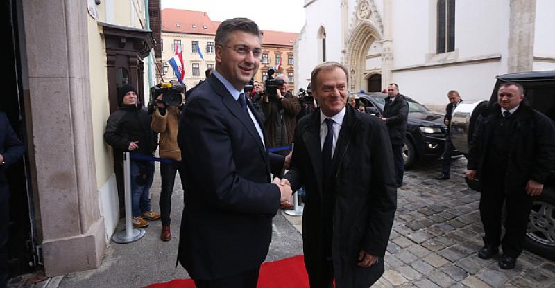 PREDSJEDNIK EUROPSKOG VIJEĆA  'Vi Hrvati ste u 25 godina neovisnosti postigli nevjerojatno'