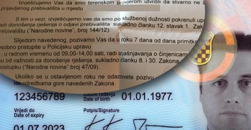 FOTO Iseljenicima stižu policijske obavijesti da će ih odjaviti s prebivališta
